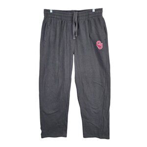 Mens Campus Heritage Gray Sweatpants OU Sooners Elastic Waist Drawstring Size XL